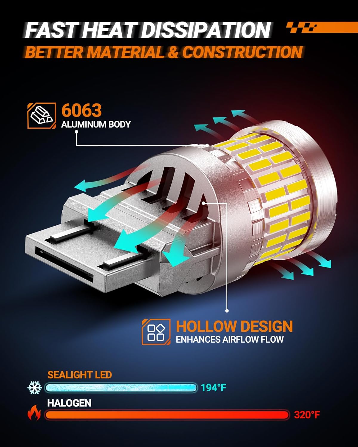 Thumbnail 4 de SEALIGHT 3157 Reverse Bulbs 2-pack
