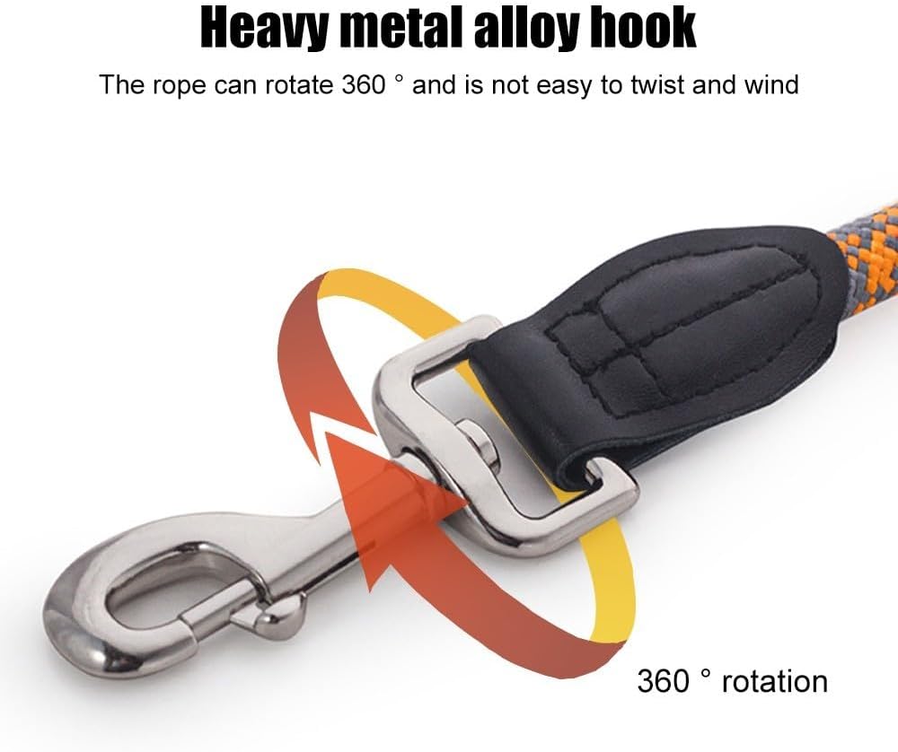Thumbnail 6 de Short Dog Leash with Elastic Nylon Leads and Padded Handle