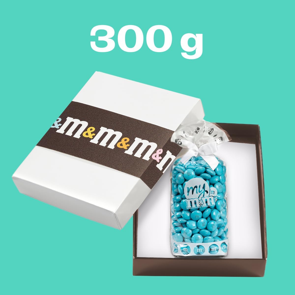 Thumbnail 4 de M&M'S COLLECTION Choco “Bleu Lagon” – bonbons au chocolat au lait monocouleur en sachet de 300 g, pour DIY et événements