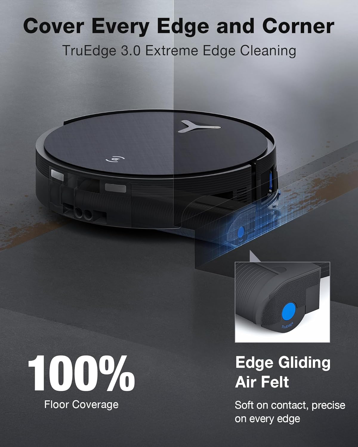 Thumbnail 6 de ECOVACS DEEBOT X12 OMNICYCLONE Robot Vacuum and Mop with Self-Washing Roller Mop
