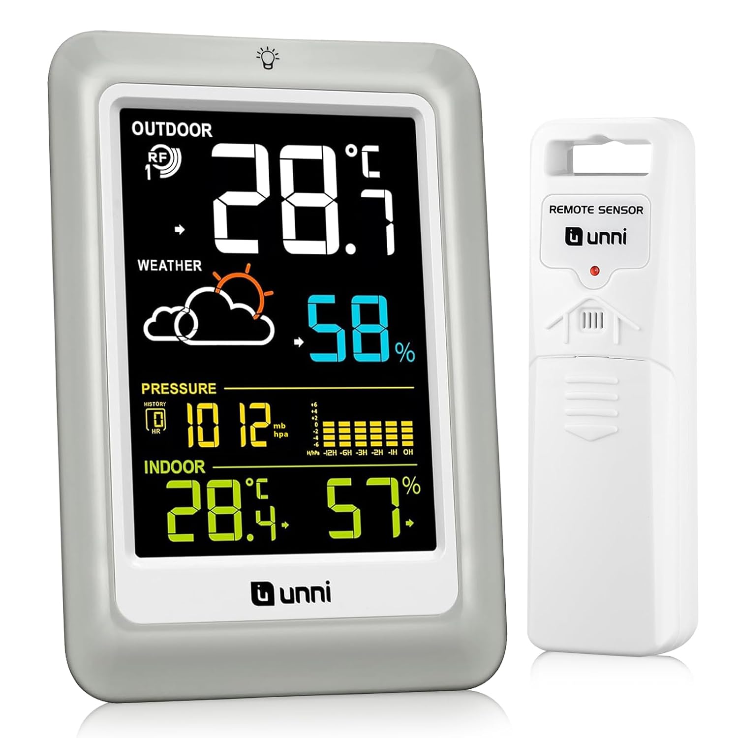 Detalle de Wireless Weather Station Thermometer 100m range