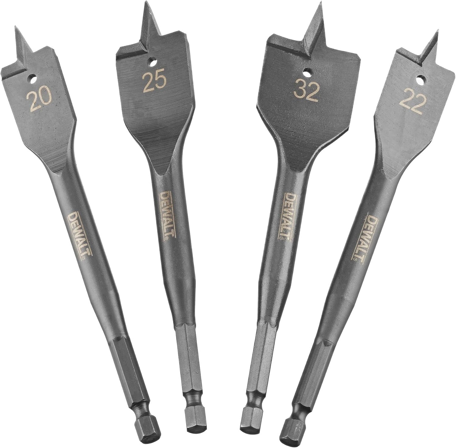 Detalle 2 de DEWALT DT4797-QZ 4 piece flatwood drill bits