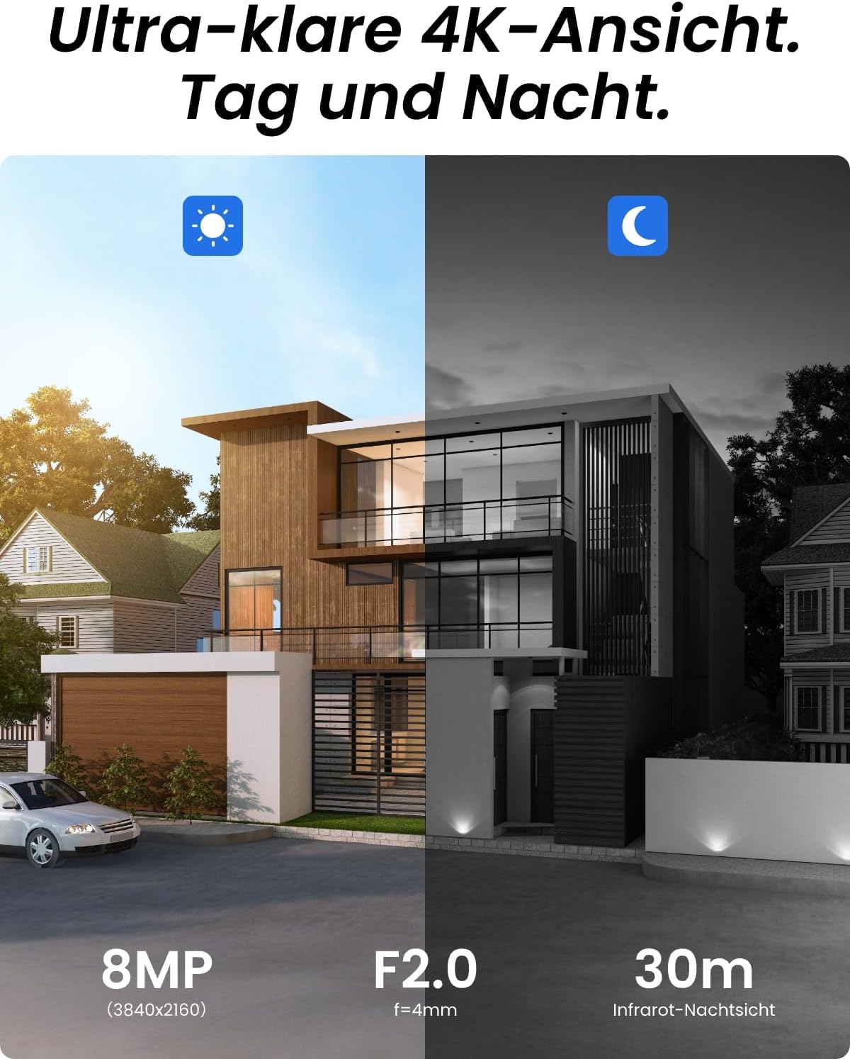 Detalle 2 de Reolink 4K Überwachungskamera Set 8 MP
