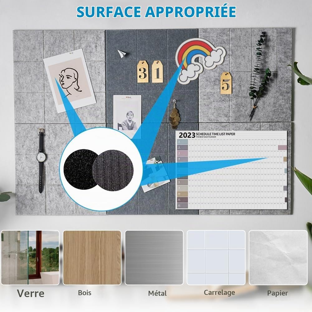 Thumbnail 6 de OFFCUP ronde klittenbandstickers 10 mm, zwart, 504 paar