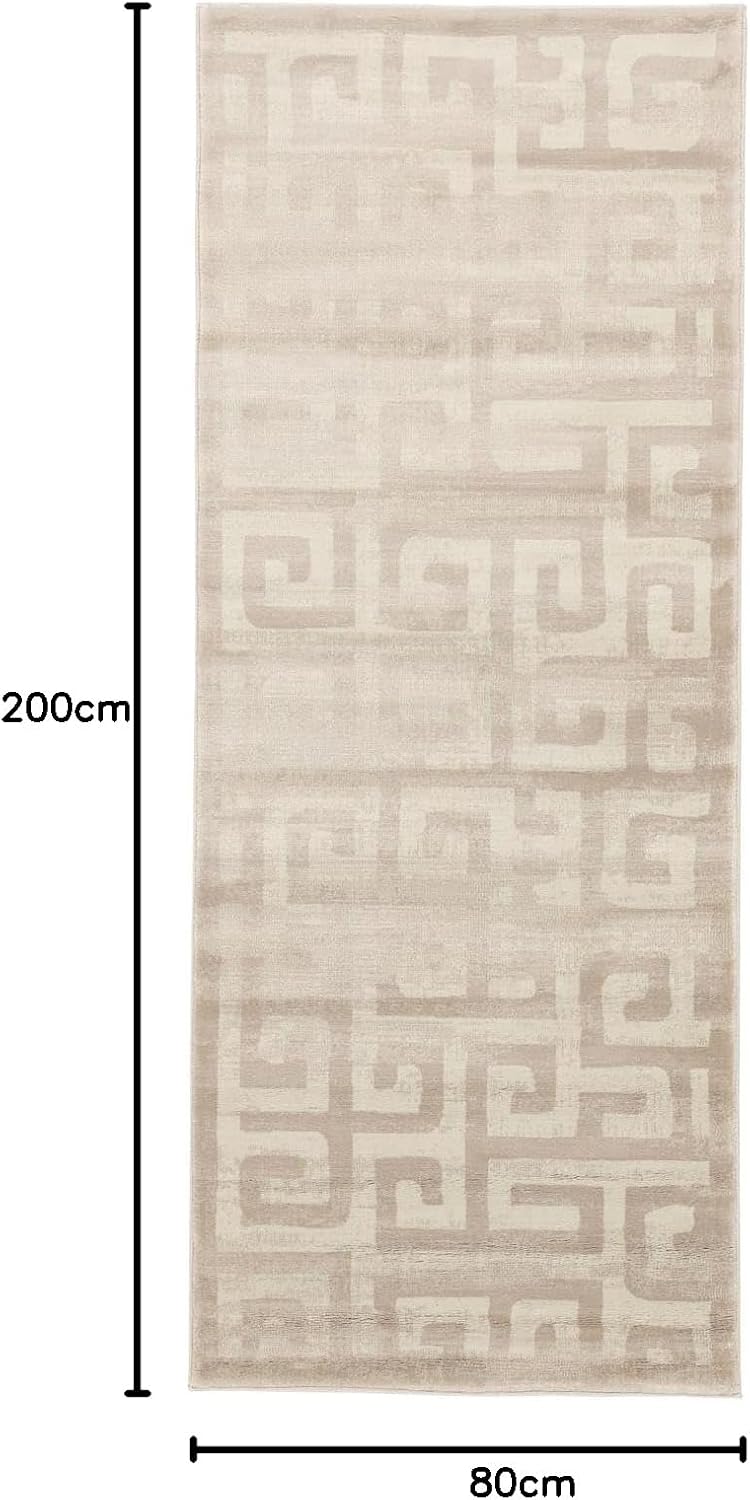 Detalle 2 de RugVista Ancient – dywan typu chodnik 80 x 200 cm, jasnobeżowy, geometryczny