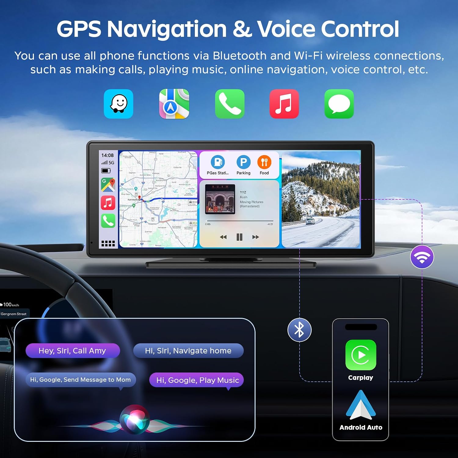 Detalle de CGSGDK 8.88 Ecran Carplay Voiture