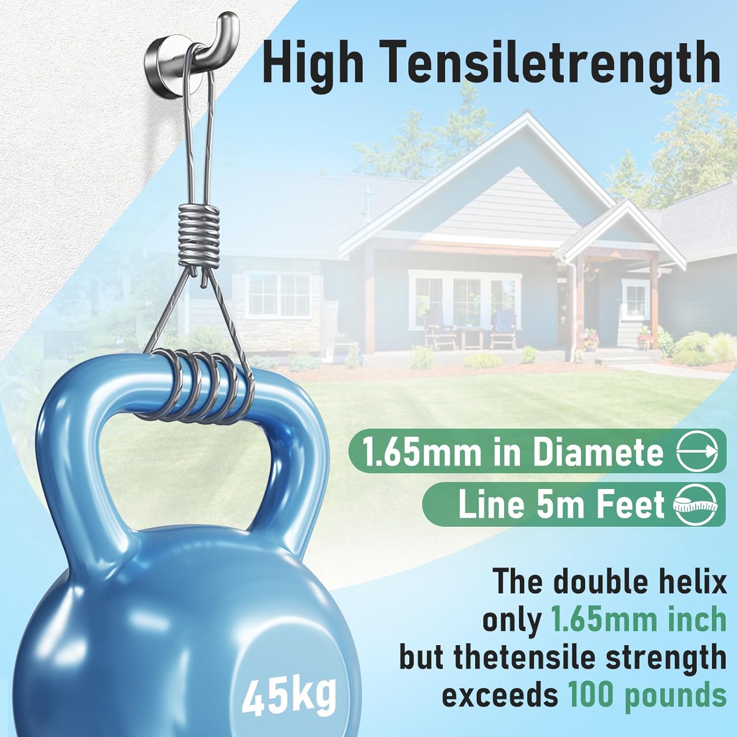 Thumbnail 3 de Ersatzspule Ø 1,6 mm, 5 m (8 Stück) F016800569 für Bosch EasyGrassCut Akku-Rasentrimmer