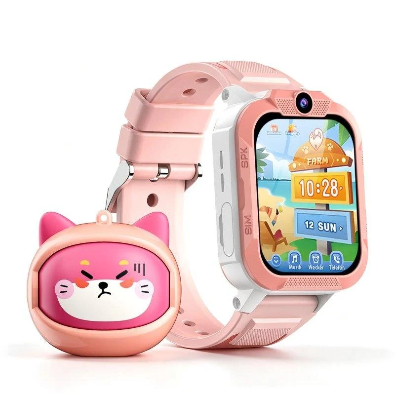 Detalle de Blackview Z40 Pro GPS Rosa: reloj infantil con ubicación en tiempo real y seguridad IP68