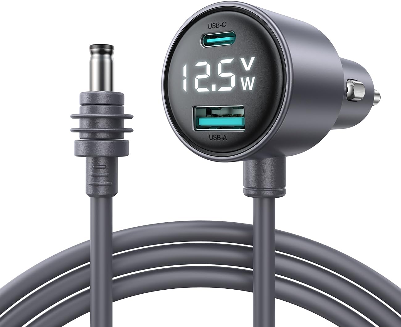 Detalle de JOYROOM JR-CL30 lite Starlink Mini Car Adapter with 10-ft Cable and Display