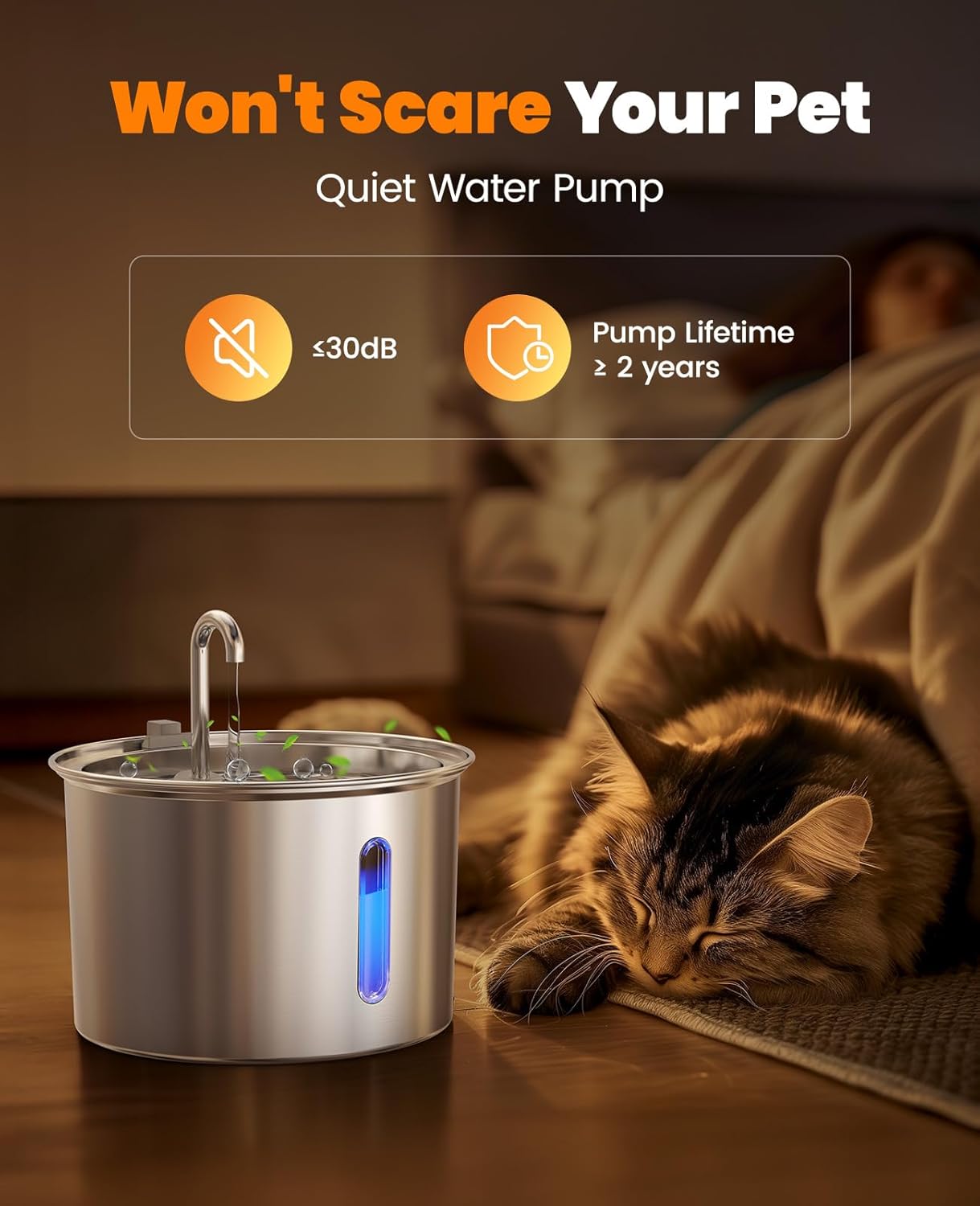 Thumbnail 3 de oneisall Cat Water Fountain 2L