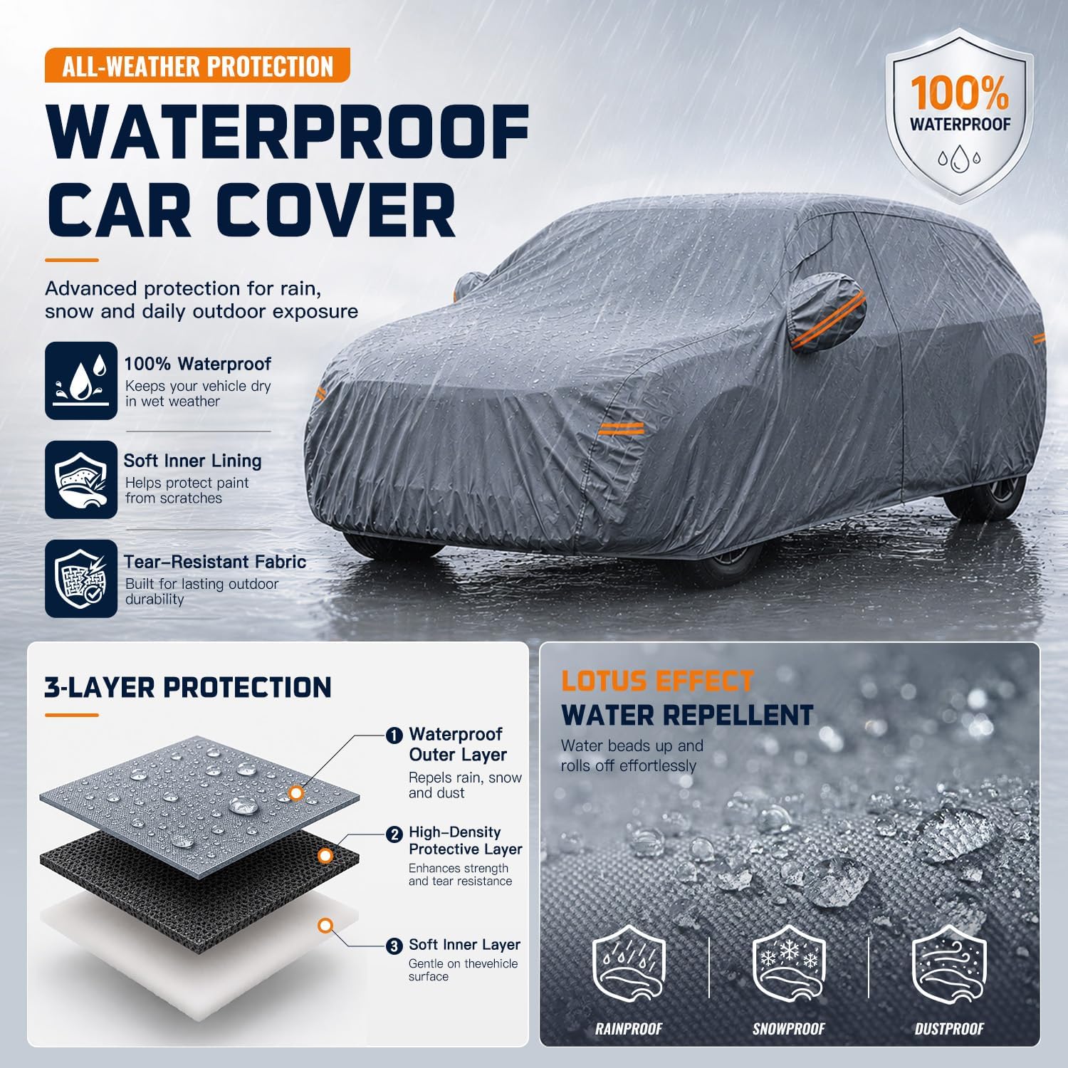 Detalle 2 de Tozaroa SUV Car Cover S2