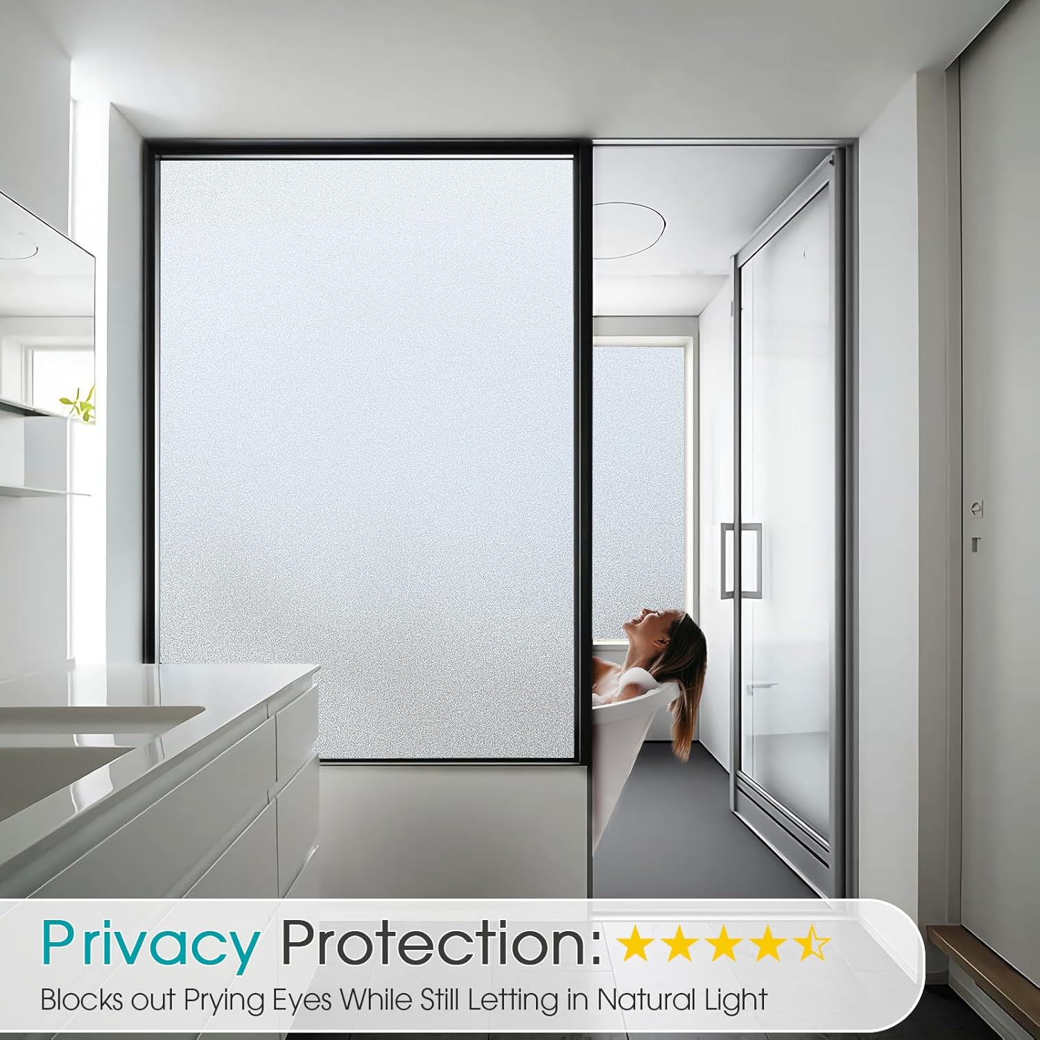 Thumbnail 1 de Coavas Window Privacy Film 17.5 x 78.7 Inch