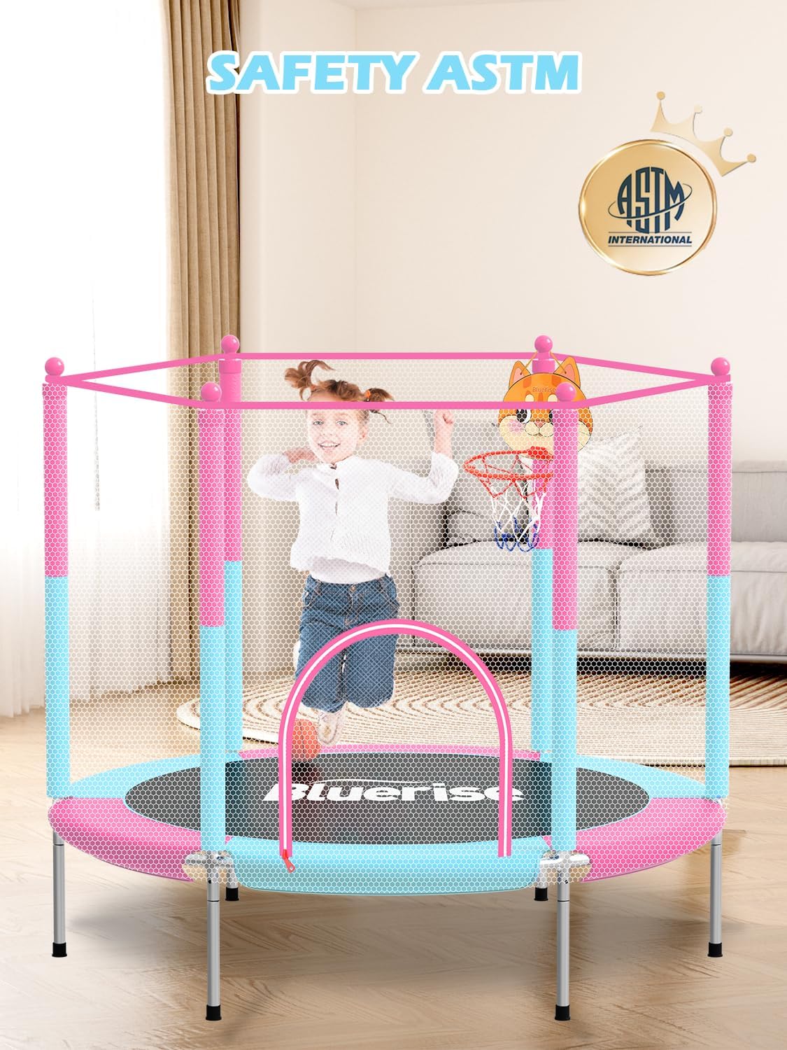 Detalle 2 de BLUERISE 55IN Toddler Trampoline