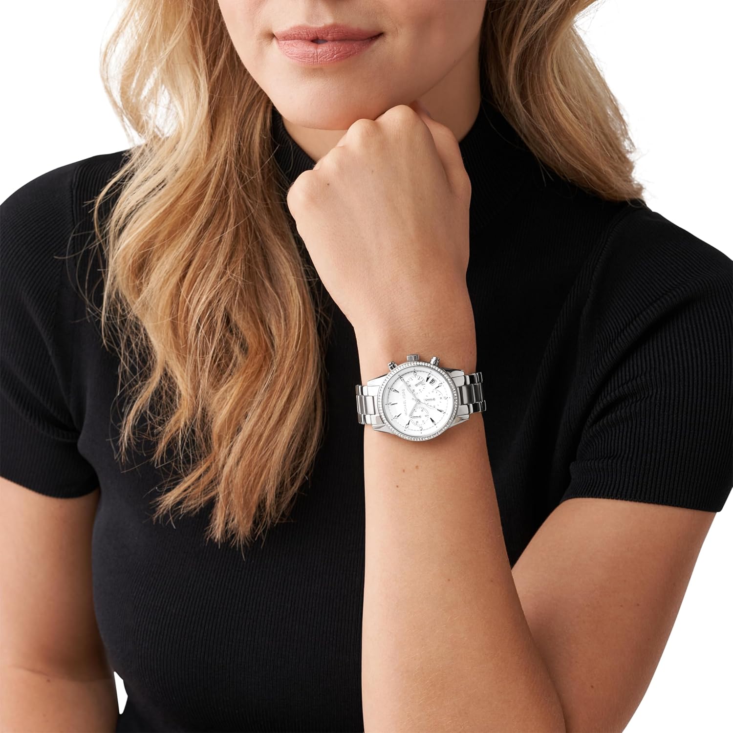 Thumbnail 2 de Michael Kors Orologio Bryant da donna 37 mm con cronografo al quarzo e cinturino in acciaio inox