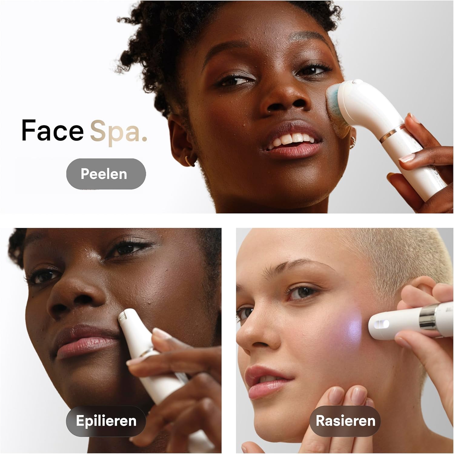 Thumbnail 6 de Braun Silk·épil 9 Flex SkinSpa Epilierer 9-681 3D (Gold) – All-in-One Set mit 360° flexiblem Kopf