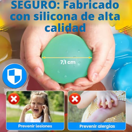 Thumbnail 2 de Globos de Agua Reutilizables Semai – Paquete de 12, Sellado Automático y Llenado Rápido