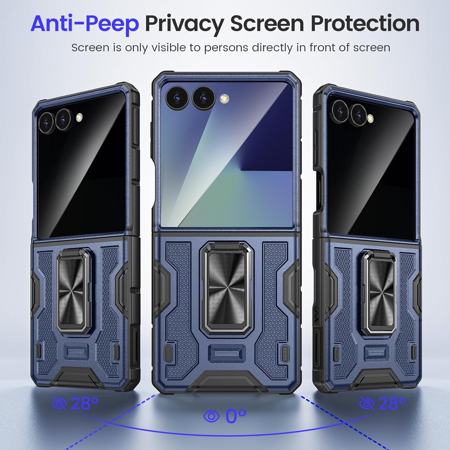 Detalle de VEGO Galaxy Z Flip 7 Case Privacy Screen