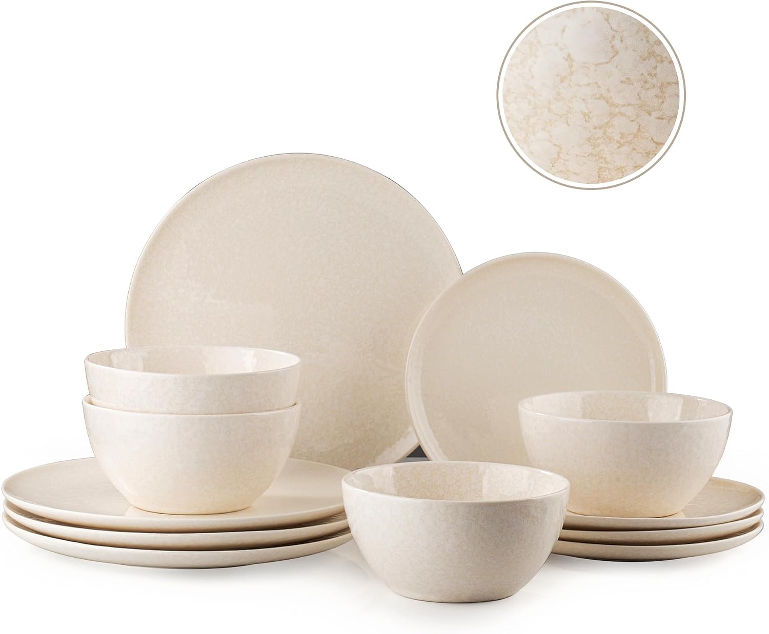 Thumbnail 6 de Dafuceramic 12‑Piece Dinnerware Set 10.8 in 🍽