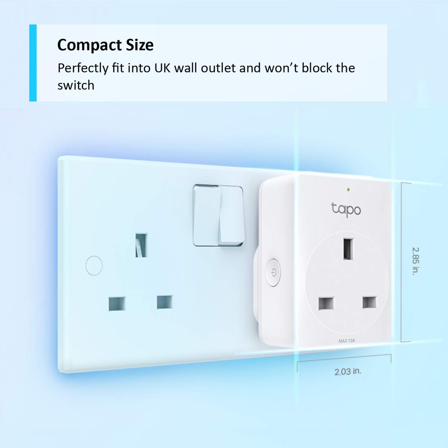Detalle 2 de TP-Link Tapo P100 4-pack smart plug