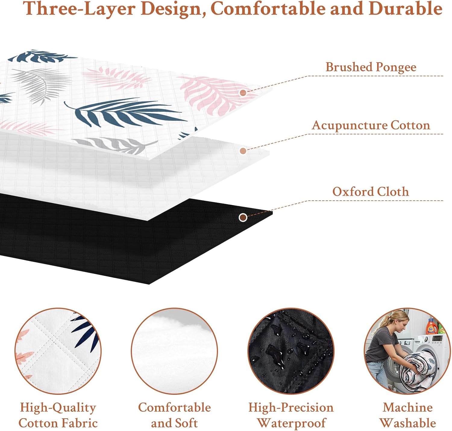 Thumbnail 1 de TXBOBECO Picnic Blanket Waterproof 200 x 200 cm: Large, Foldable & Portable for Outdoor Family Picnics