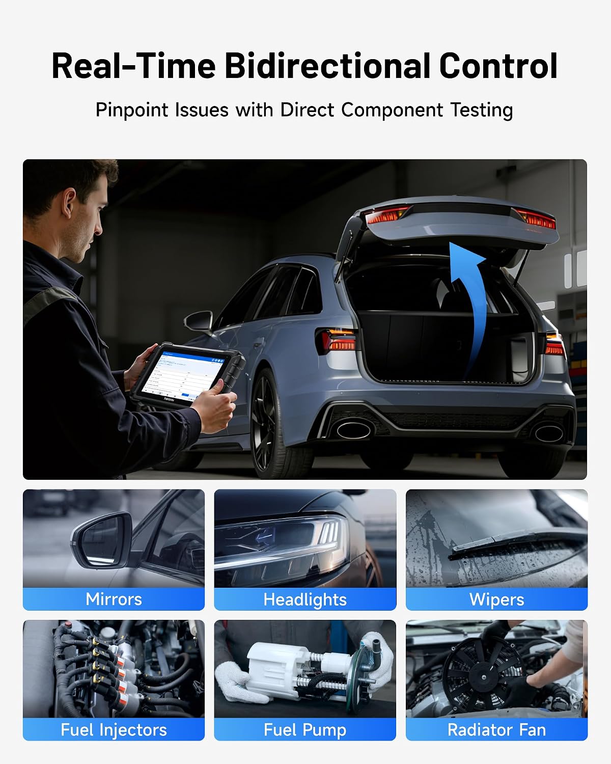 Detalle de TOPDON ONE OBD2 Scanner Diagnostic Tool with ECU Coding, OE Topology, J2534 Pass-Thru and 50+ Services