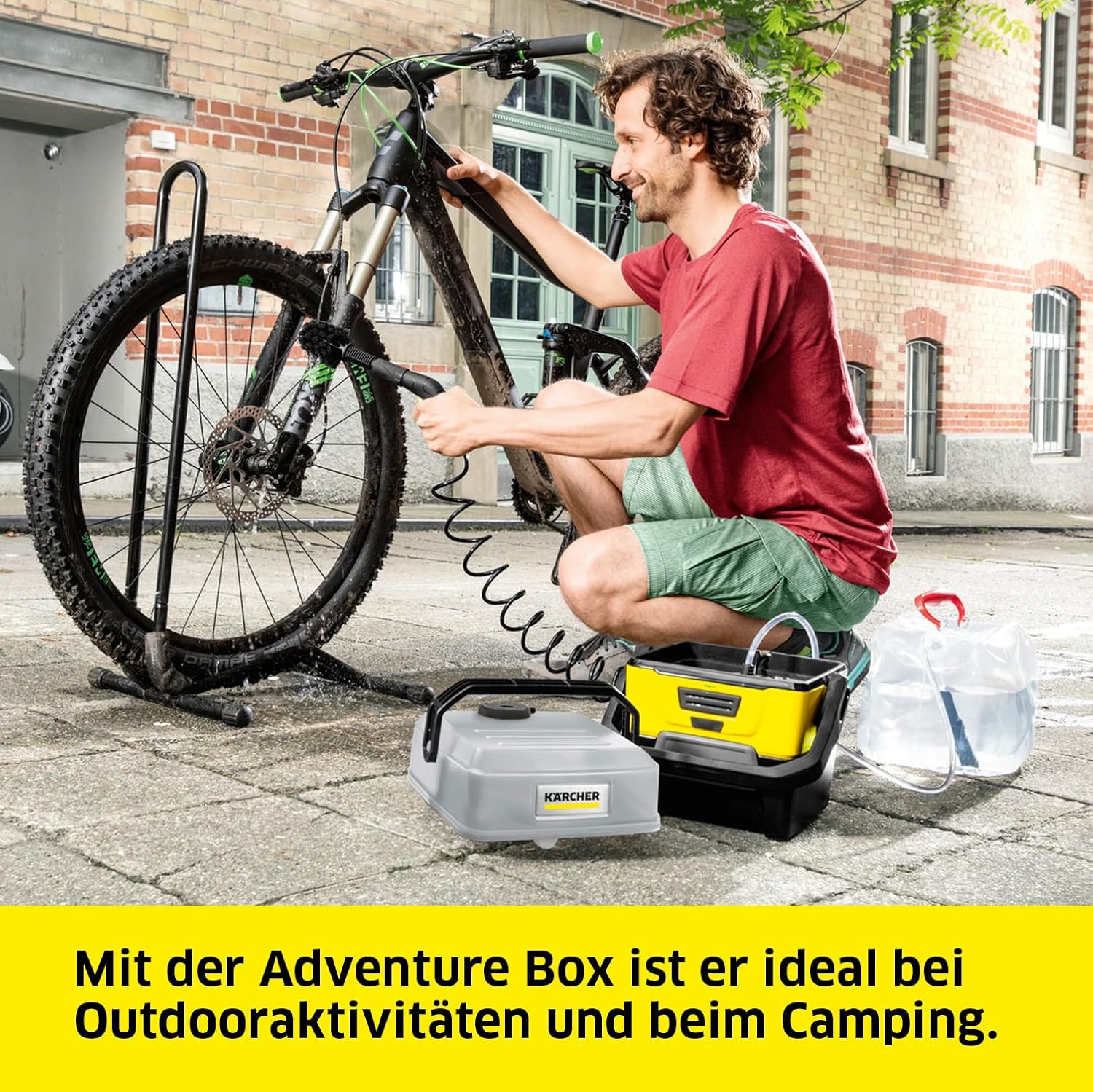 Thumbnail 2 de Kärcher Mobile Outdoor Cleaner OC 3 Adventure Box – mobiler Niederdruckreiniger mit 4- l Wassertank und Lithium-Ionen-Akku