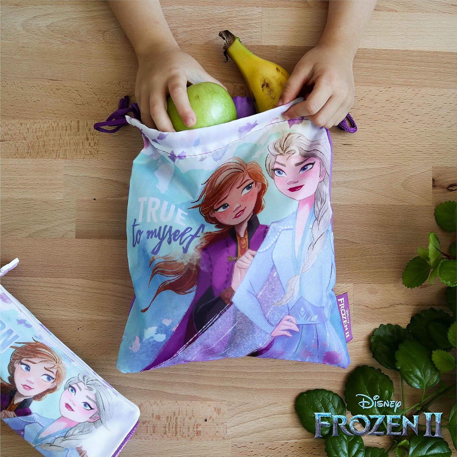 Detalle 2 de Zaino Scuola Elementare Bambina 3D Frozen – zainetto e astuccio in set per bimbi da 3 anni