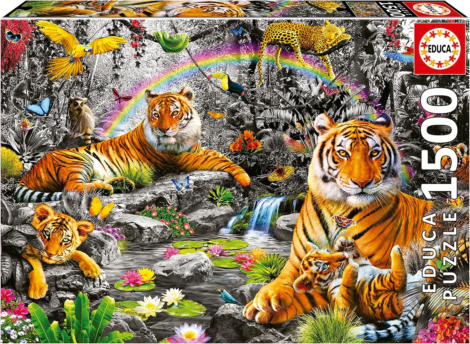 Thumbnail 1 de Educa 17662 „Tiger in den Bäumen“ – 1000-Teile-Puzzle für Erwachsene und Kinder ab 10 Jahren