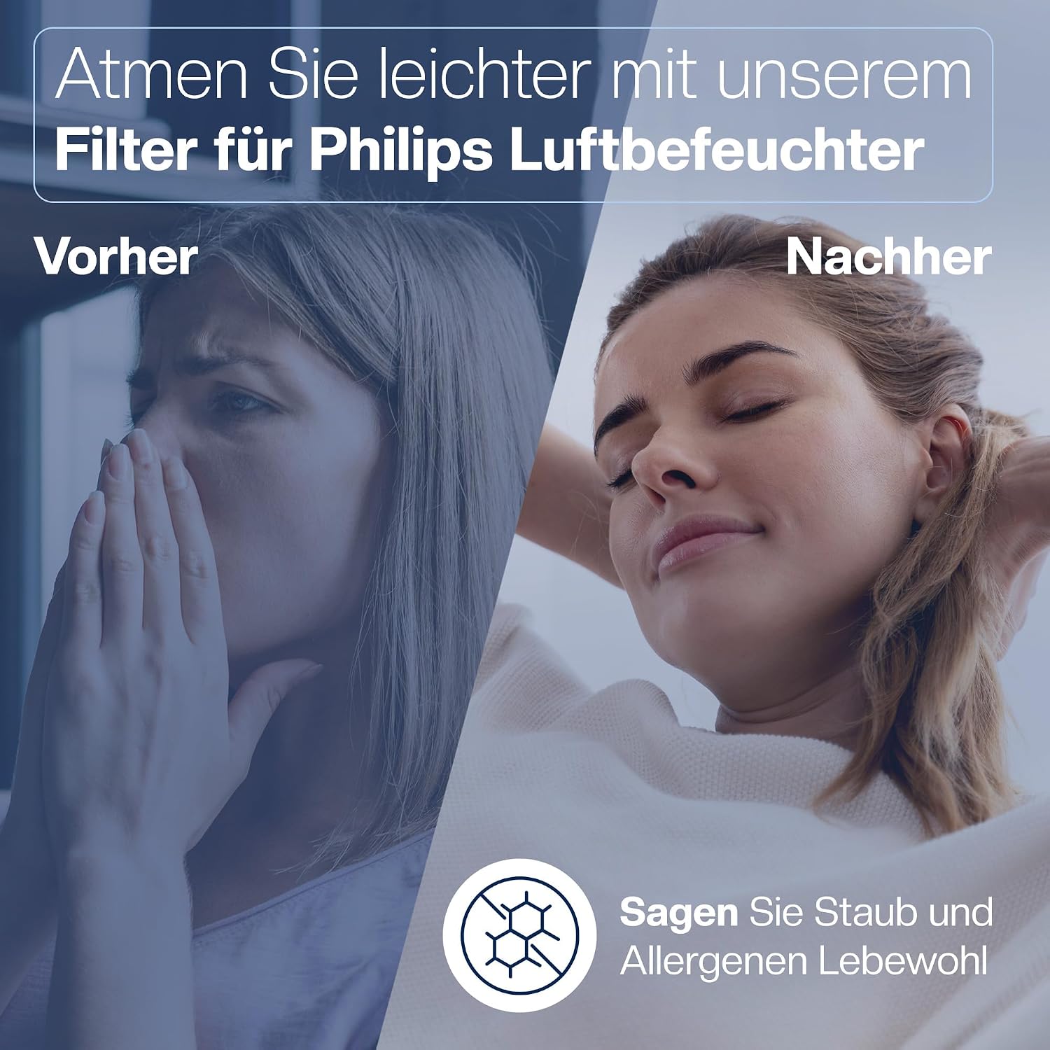 Thumbnail 3 de Philips Filterset HU4814 HU4811 – 2er Ersatzfilter