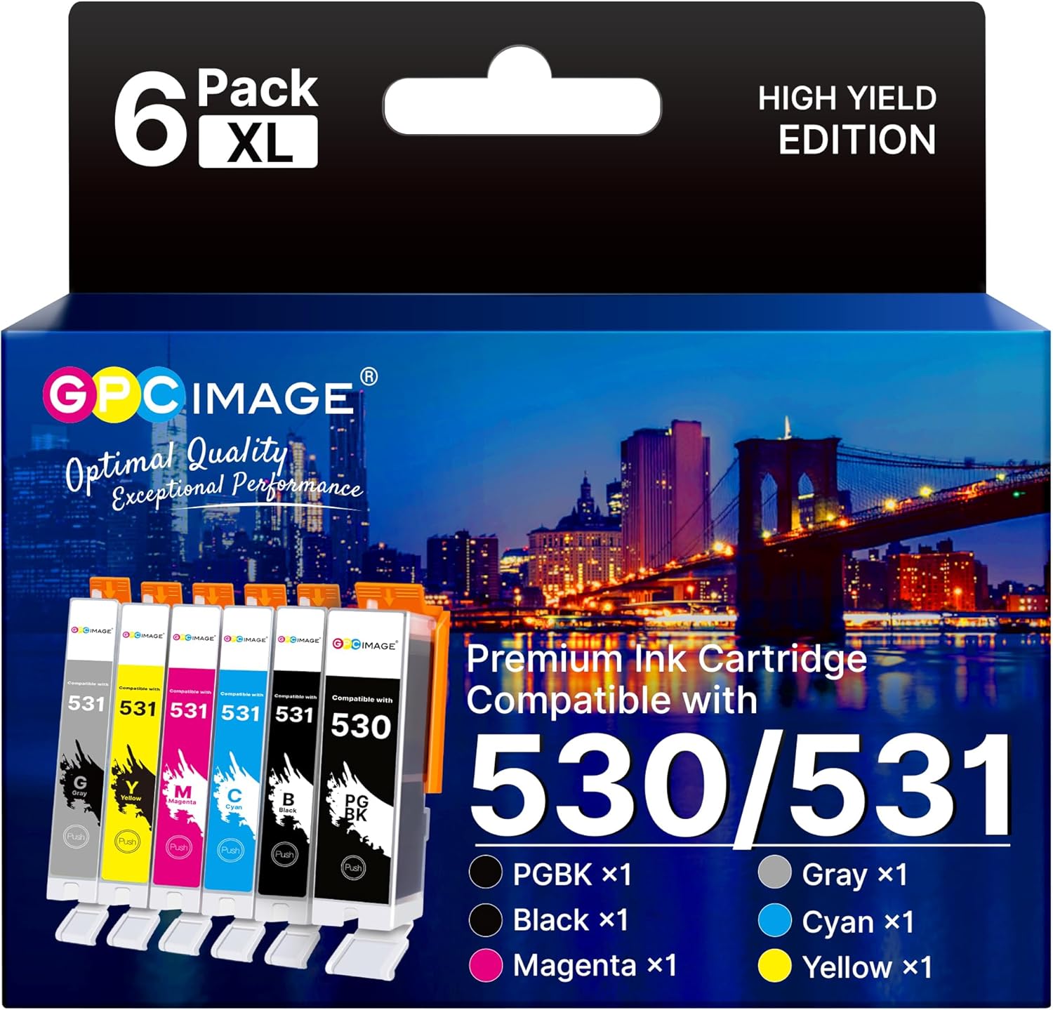 GPC IMAGE 530 531 XXL 6er-Pack Patronen