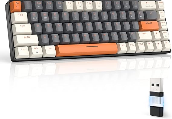 Detalle de Magic-Refiner RK68 Teclado Mecánico Gaming inalámbrico