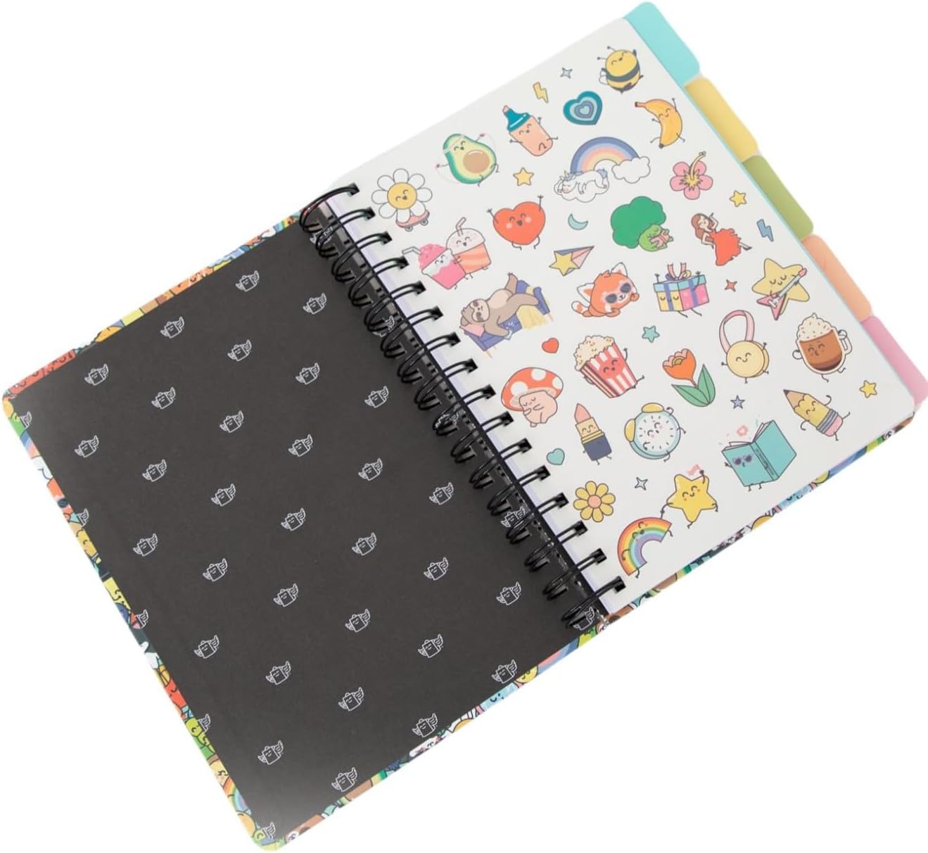 Thumbnail 2 de Mr. Wonderful Cahier A5 avec intercalaires – Couverture rigide, reliure spirale, 160 pages carrées