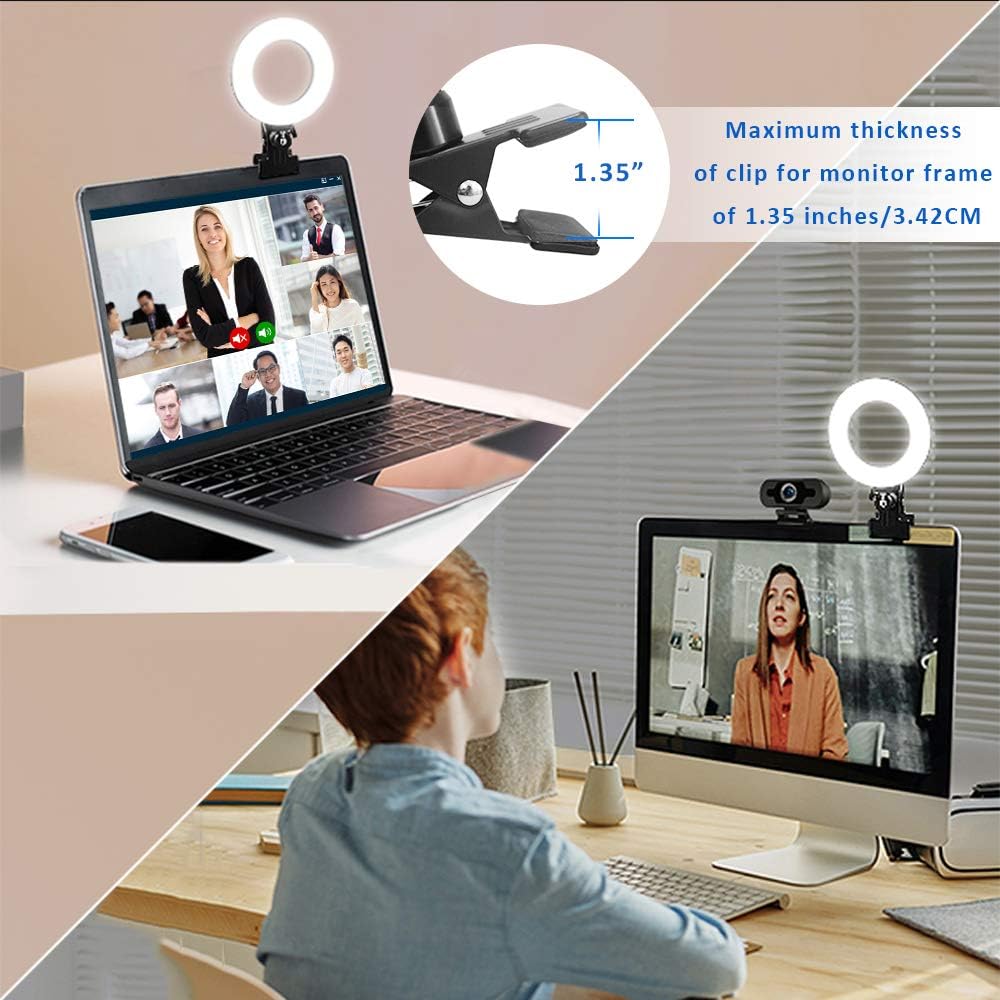 Detalle 2 de Cyezcor Video Conference Ring Light 10W