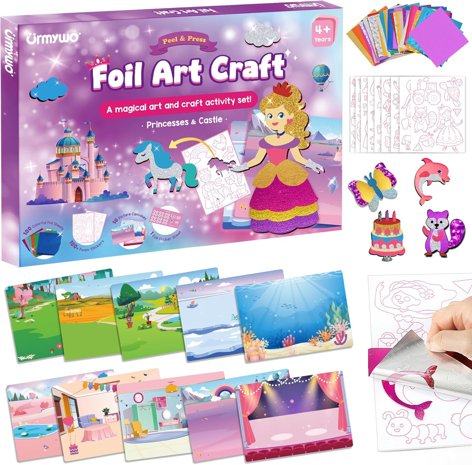 Detalle de URMYWO Folienspaß Kinder 3-10 DIY-Bastelset