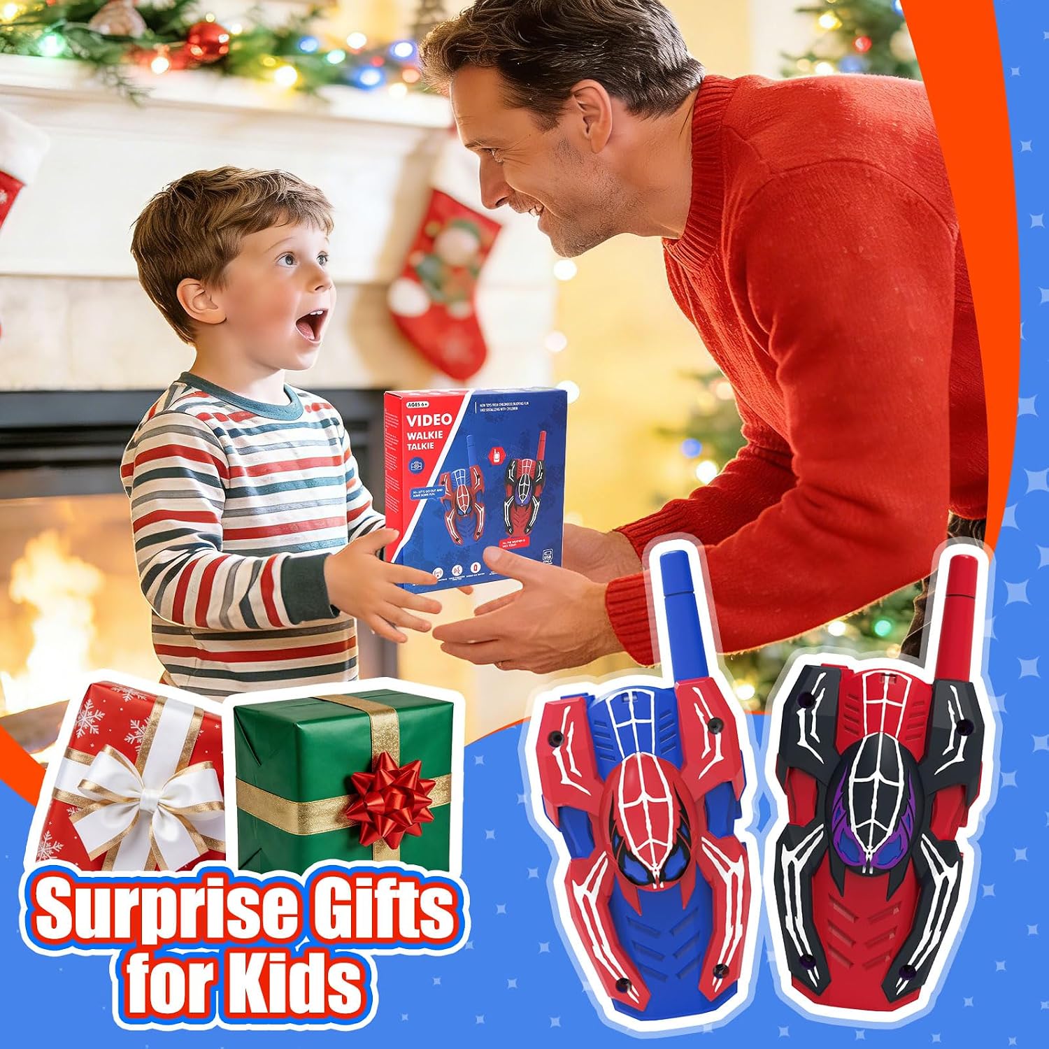 Thumbnail 6 de Spider Video Walkie Talkies for Kids with Screen