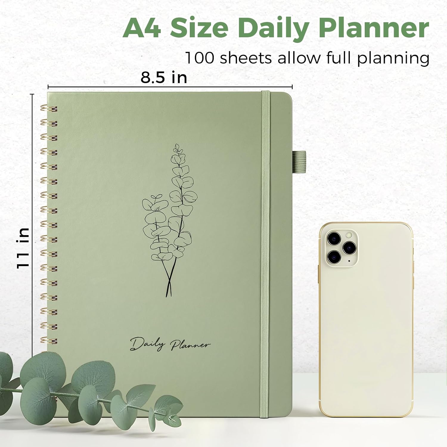 Thumbnail 1 de Umriox Daily Planner Undated A4