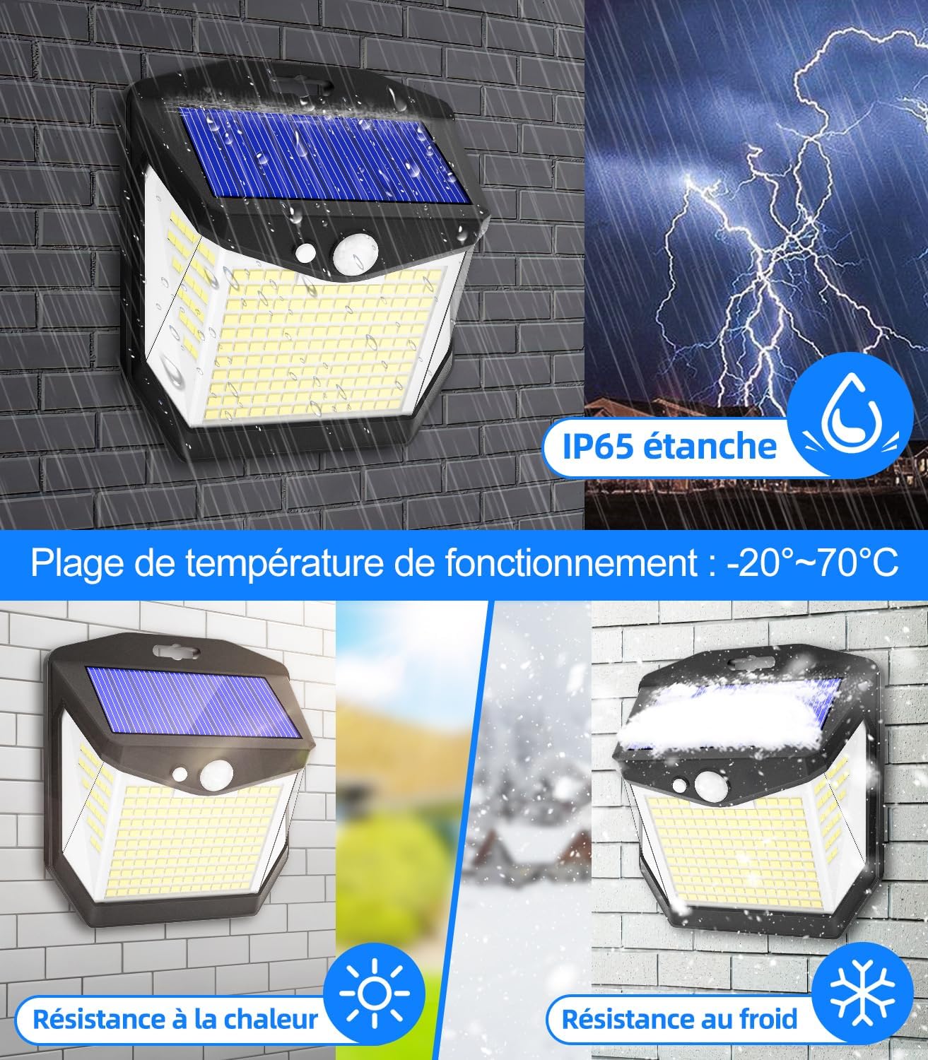 Thumbnail 4 de Lampe Solaire Extérieur Détecteur Mouvement – Vanranger