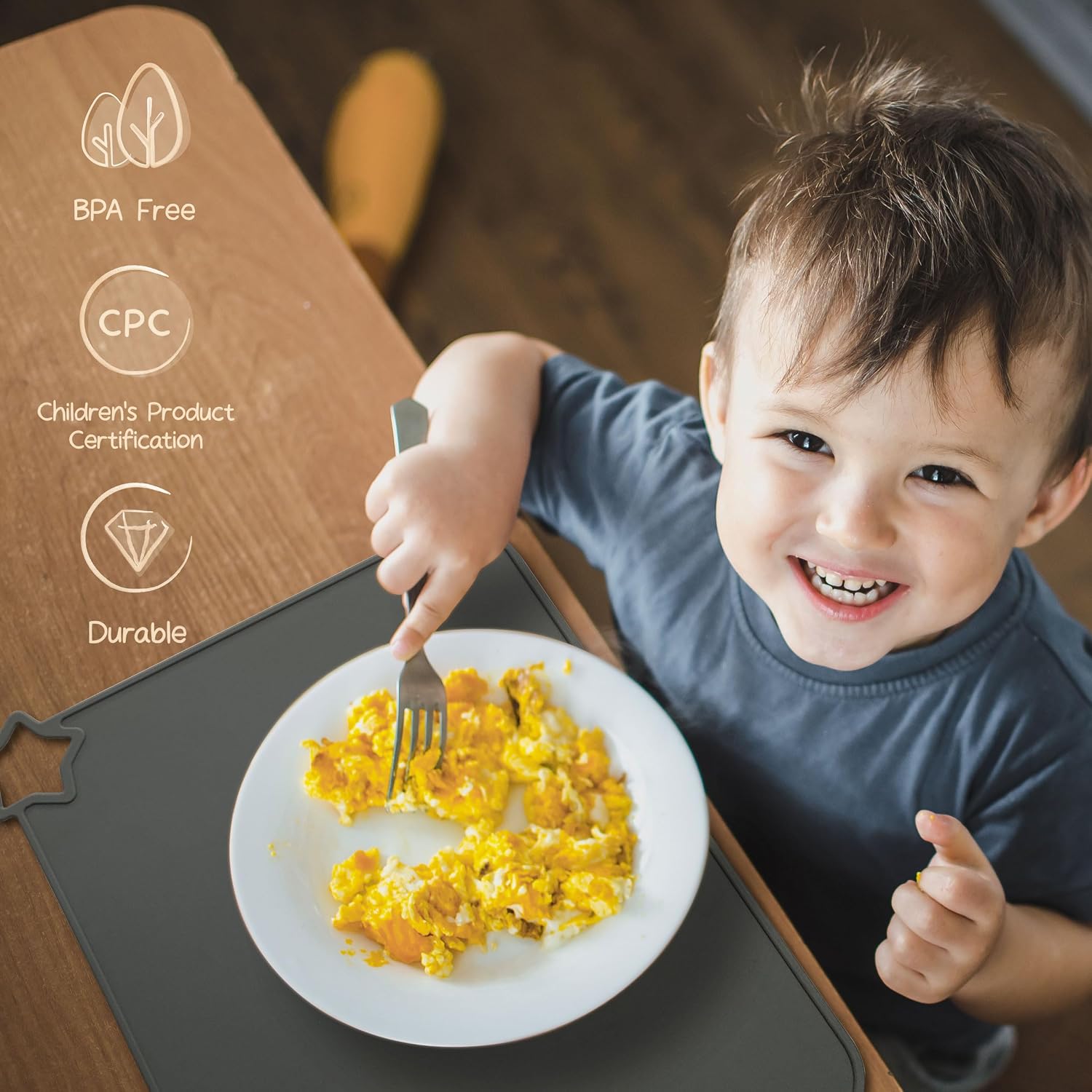 Detalle de Moonkie Silicone Placemats 2-Pack