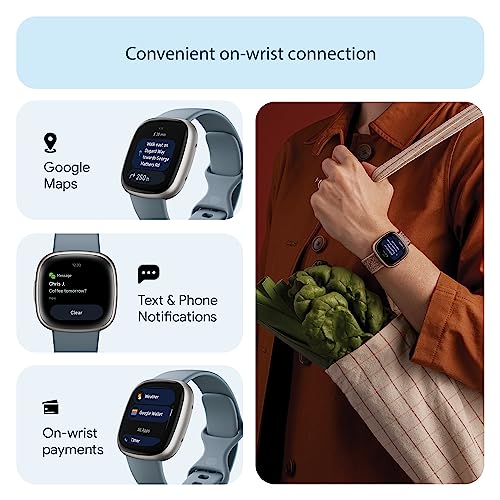Detalle de Google Fitbit Versa 4 Fitness Smartwatch with Built-in GPS