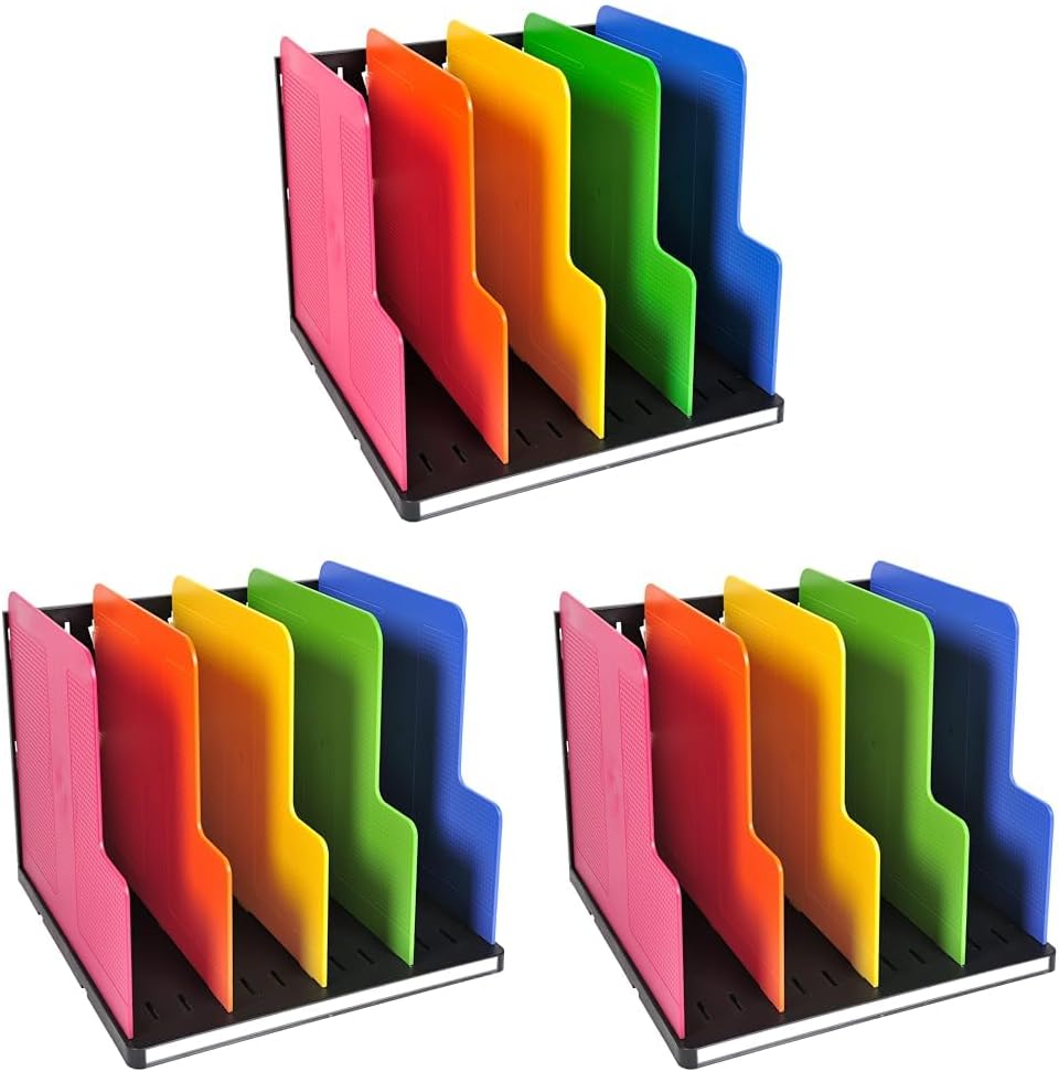 Thumbnail 6 de Exacompta Trieur vertical MODULOTOP 5 intercalaires – Pour courrier et documents A4+ (noir/arlequin) – Réf. 390914D
