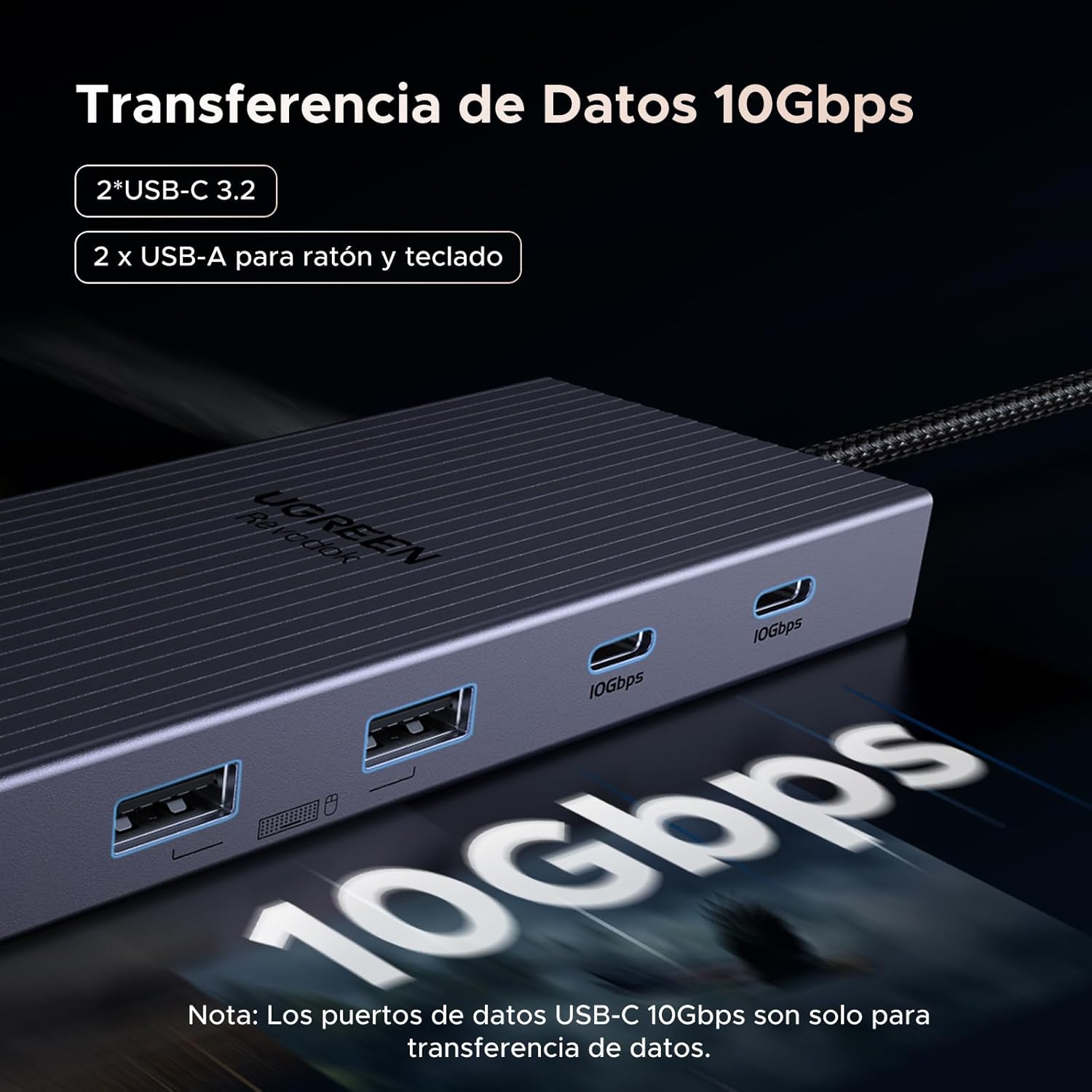 Thumbnail 4 de UGREEN Revodok Pro 3121 Hub USB-C 12-en-1 🚀