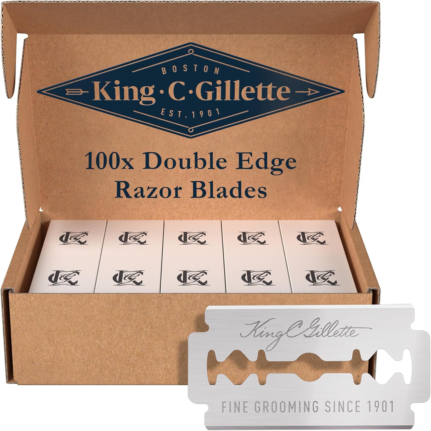 Detalle de King C. Gillette Rasierklingen 100er Pack