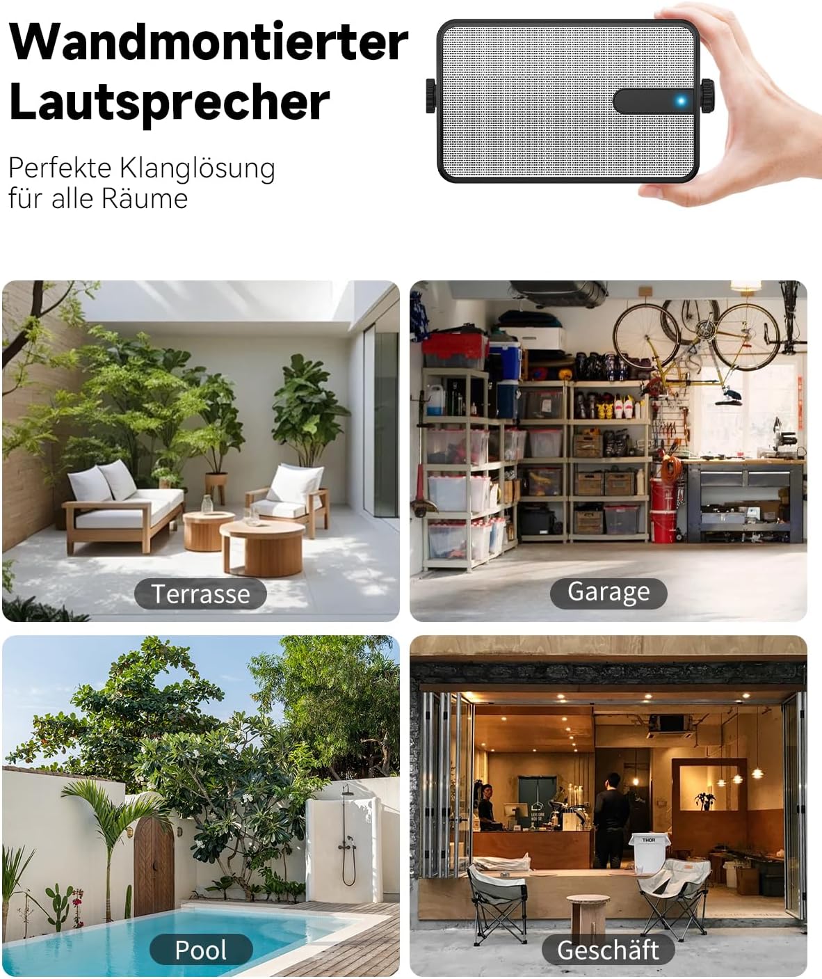 Thumbnail 5 de Plyee Audio MZ-632 250W Bluetooth-Lautsprecher 2er-Pack