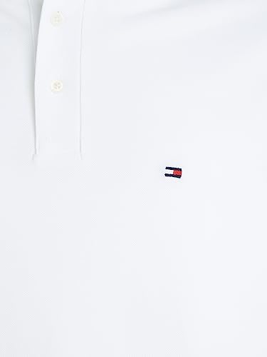 Detalle de Tommy Hilfiger Maglietta Polo Maniche Corte Uomo 1985 Slim Fit Bianco (White), M