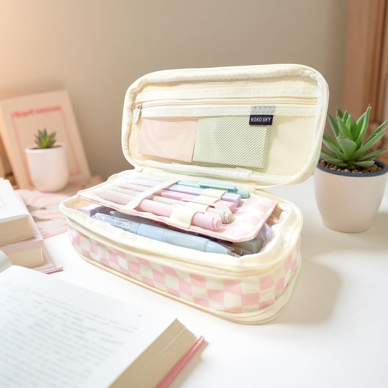 Detalle 2 de CKZLY Pencil Case, 4 Compartments