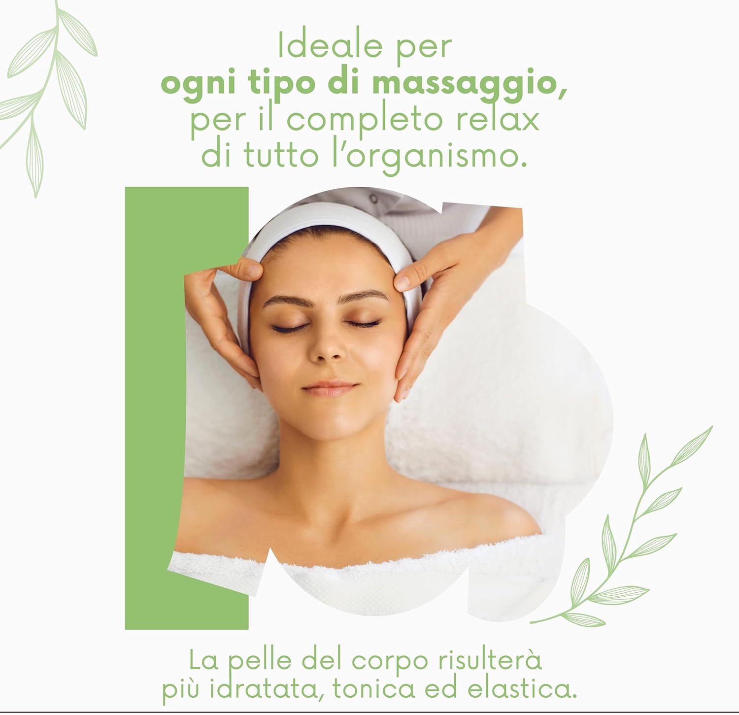 Detalle de Olio Massaggio Rilassante al Sesamo e Vitamina E 500 ml – Biologico e Made in Italy