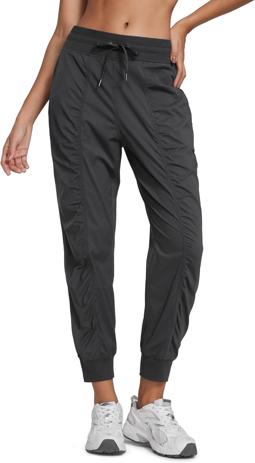 Detalle 2 de CRZ YOGA Joggers d'entraînement à Taille Haute pour Femmes avec Poches