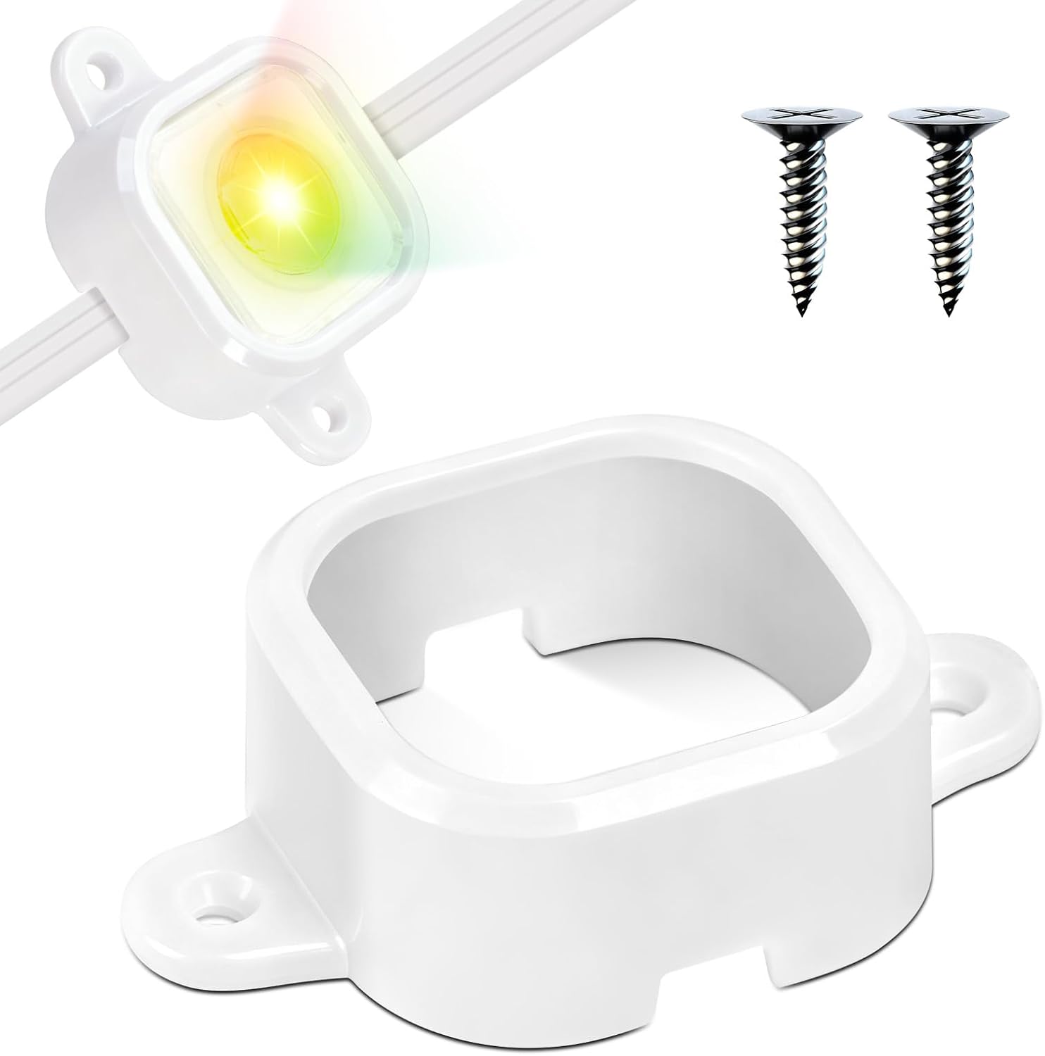 Detalle de Govee-Compatible Mounting Brackets, 65-Piece Set