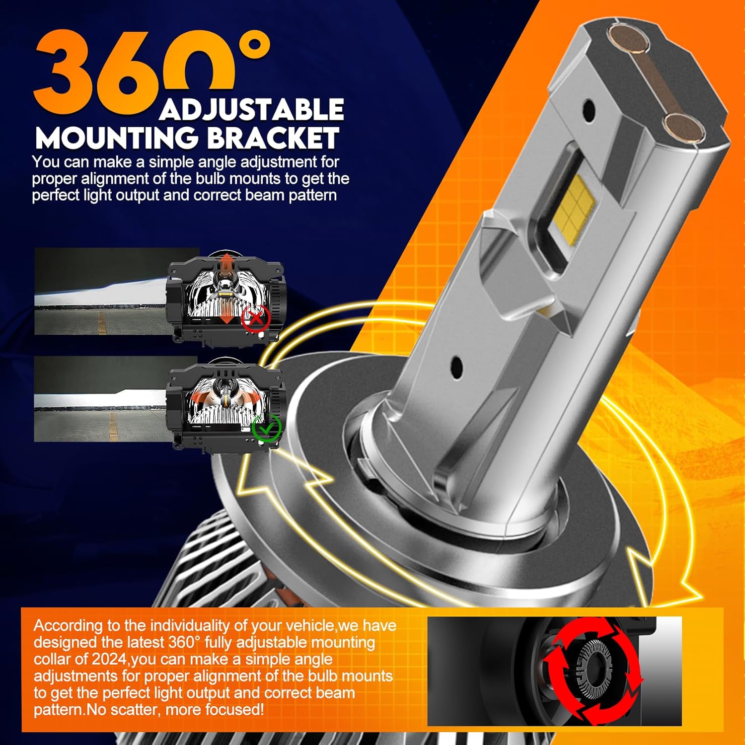 Thumbnail 2 de WAIXINGREN H7 Headlight Bulb 120W