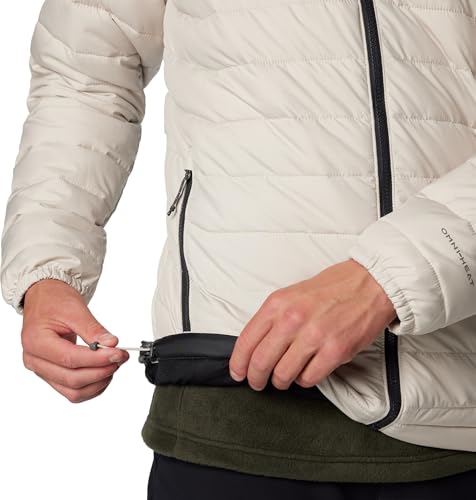 Detalle de Columbia Powder Lite II, chaqueta de hombre con forro Omni-Heat y capucha ajustable